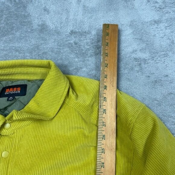 Bass Outdoor Corduroy Worker Shirt XL Antique Moss Durable Shacket a1694 - Picture 6 of 9